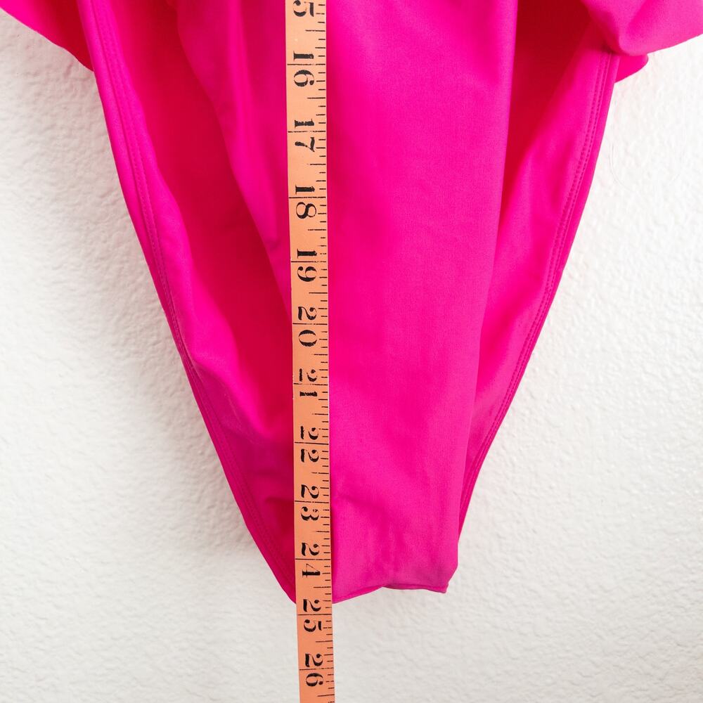 Michael Costello X Revolve Dasia Pink One Piece Swimsuit XL - Picture 10 of 10